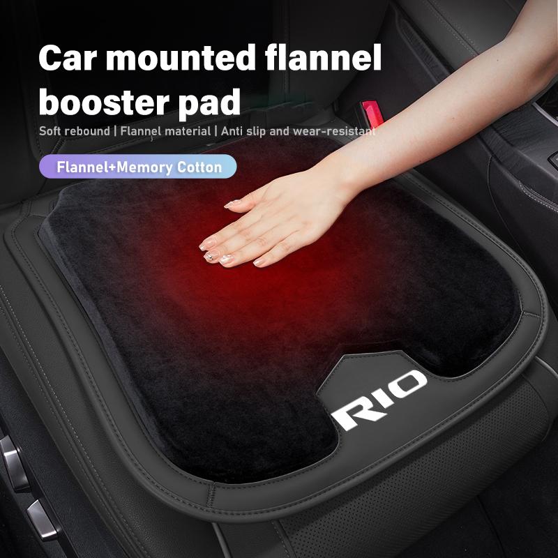 Car Seat Flannel Cover Comfort Protector Cushion Non-Slip Pad For KIA RIO 2012 2015 2017-2021 Ceed Niro Soul Stonic lqrd40