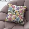 Vintage Floral Throw Pillow Covers Pattern Cushion Cover Suitable For Sofa Bedroom Car Pillow Cover