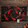 Koi Fish Lotus Pond XXL Play Mat Large Gaming Mouse Pad Non‑Slip Big Desk Mat for Laptop PC Office Home Decor Mousepad Mouse Mat