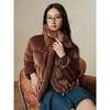 Annakol Meilade Women's Velvet Lapel Short Down Jacket