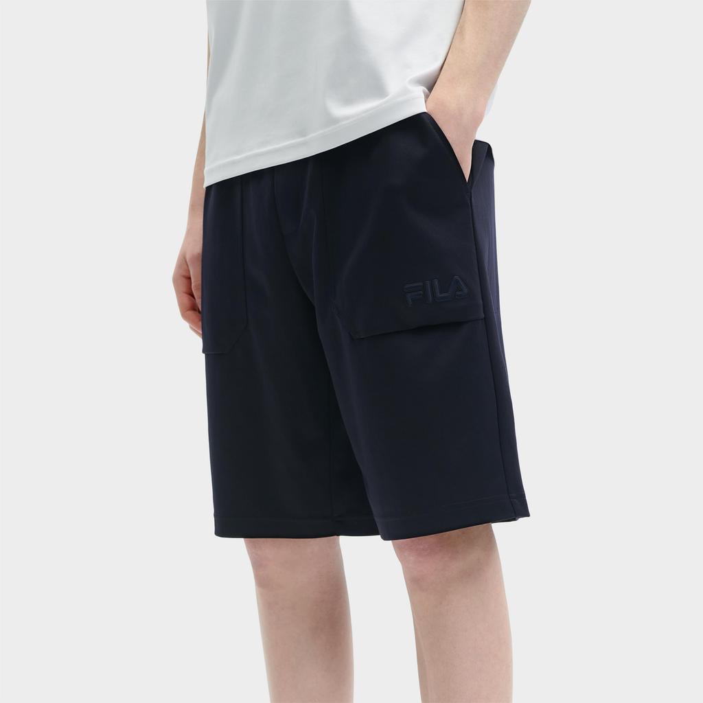 FILA Heritage Series Loose Fit Casual Knit Shorts Men shorts Legendary-Blue F11M428606FNV