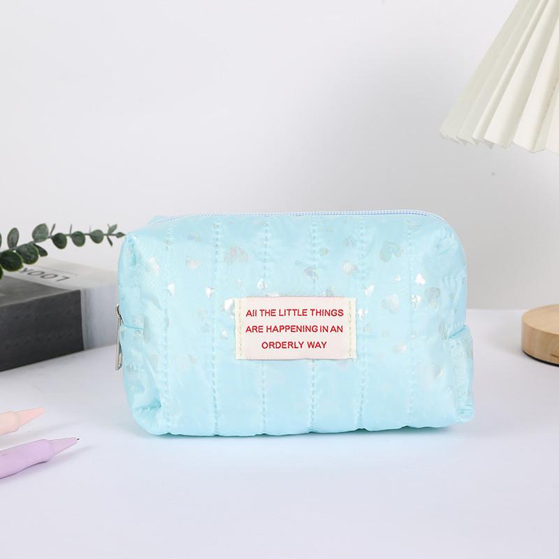 Large Capacity Pencil Case For Girls With Polyester Material And Cute Korean Style Design
