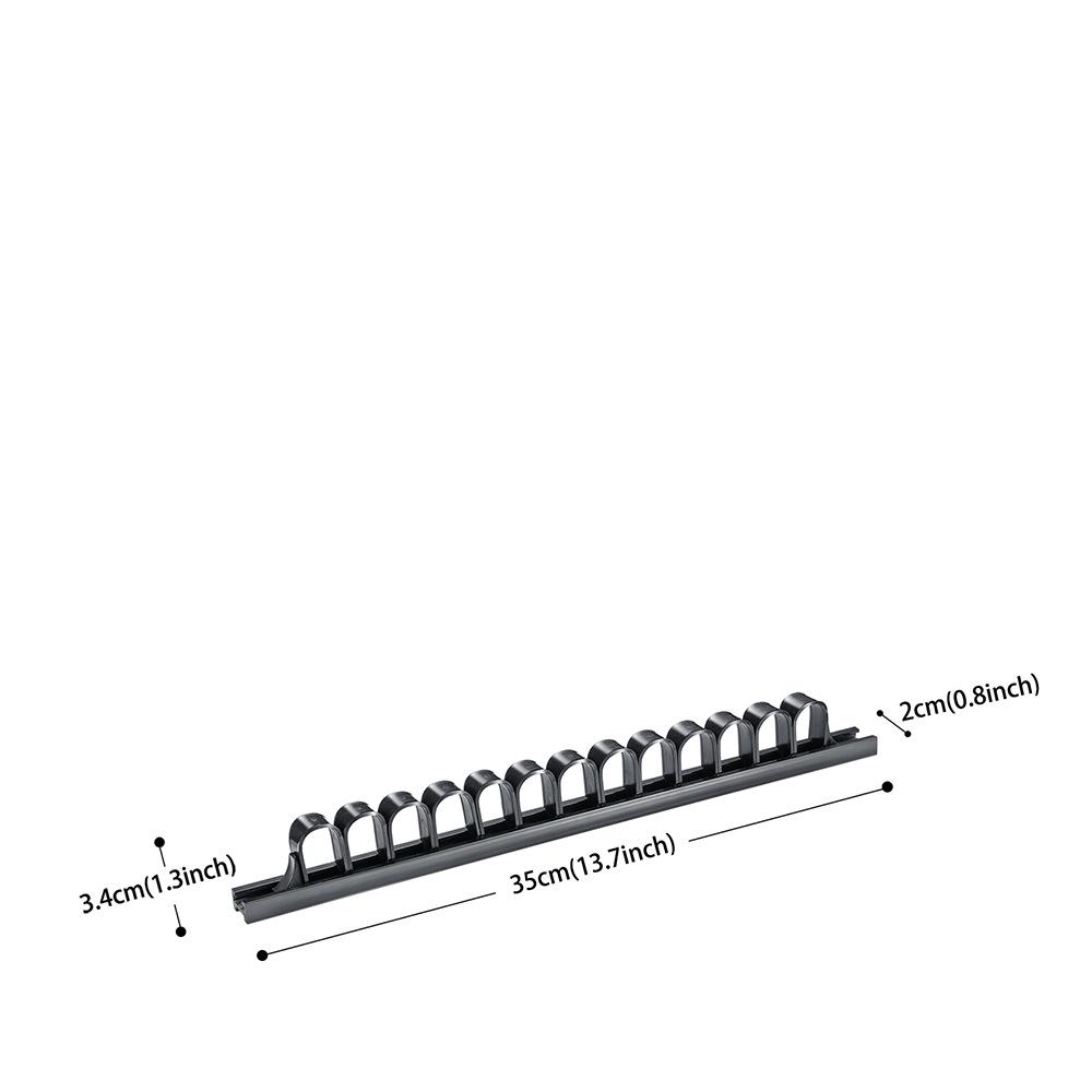

Plastic Tool Storage Rack for Screwdrivers, Wrenches, and Pliers