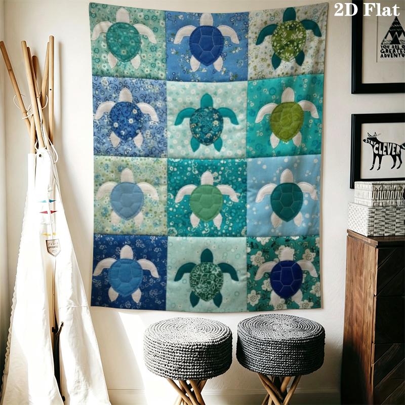 Cute Animal Collage Wall Tapestry Aesthetic Wall Hanging Printed Fabric Blanket Decorative Tapestries for Bedroom Living Room Home Decor