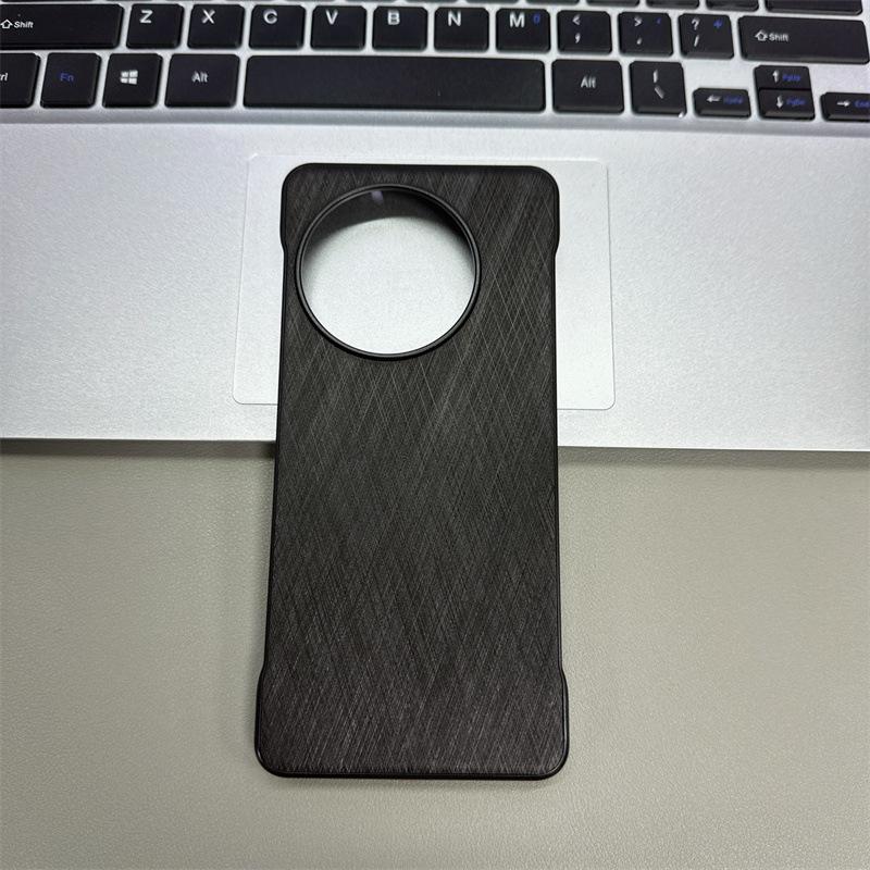 Applicable To OnePlus ACE6 Gold Silk Plain Leather Borderless Mobile Phone Case OnePlus 15 Magnetic Suction 1 + 15R Protective Case