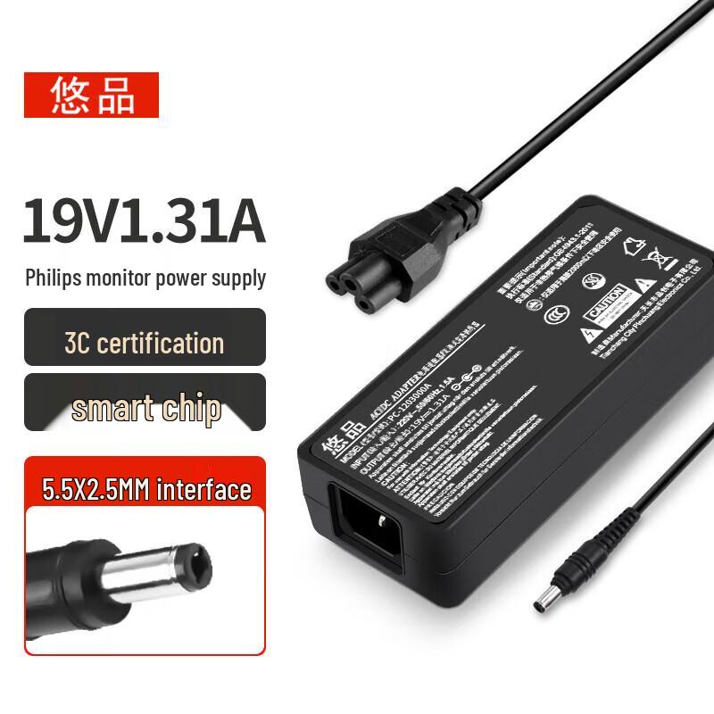 Universal AC/DC Power Adapter for Displays & Home Electronics