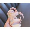 Little Girls' Open-Toe Sandals - New Summer Collection, Children's Beach Shoes, Cartoon Princess Shoes for Toddlers, Soft-Soled Baby Sandals