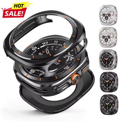 מארז מגן מסגסוגת אלומיניום עבור Samsung Galaxy Watch Ultra 7 47 מ"מ כיסוי עבור SAMSUNG ULTRA 2025 אביזרים למגן מסך