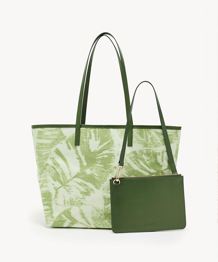 Clave Sofia Green Tote Bag