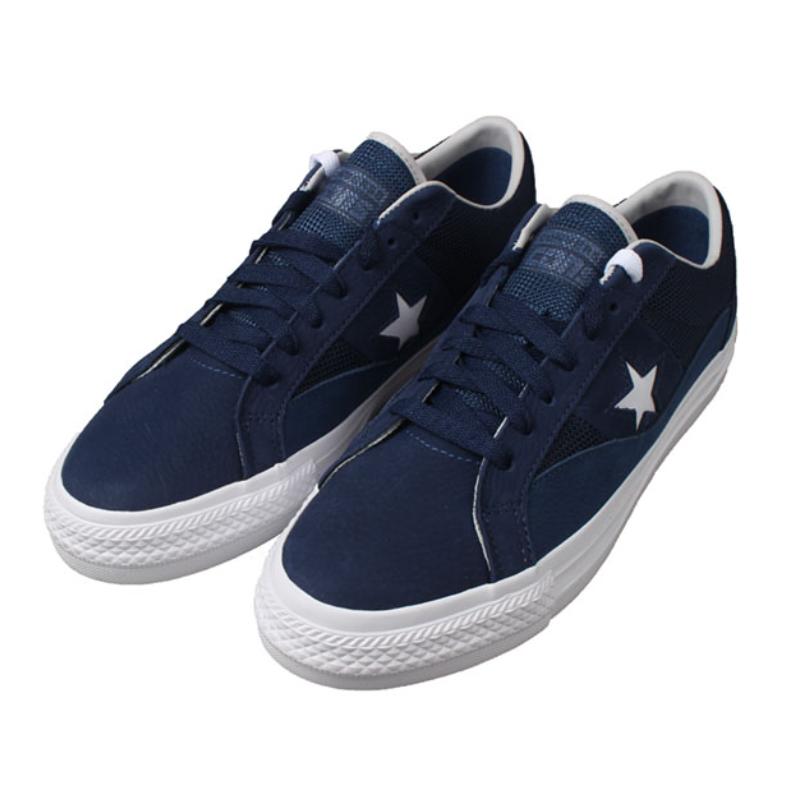 Alltimers X Converse One Star Pro OX Breathable Low-Top Board Shoes Unisex White and Blue