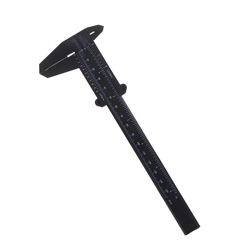 0-150Mm Double Rule Scale Plastic Vernier Caliper Measuring Student Tool Ruler