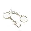 Stainless Steel Couple Keychain Engraved House Keyring Exquisite Lovers Keyring  Jewelry