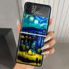 Starry Night Van Gogh Art Hard PC Back Phone Case for Samsung Galaxy ZFlip 7 6 5 Z Flip 4 ZFlip7 Z Flip6 5G ZFlip4 Flip3 Zflip5