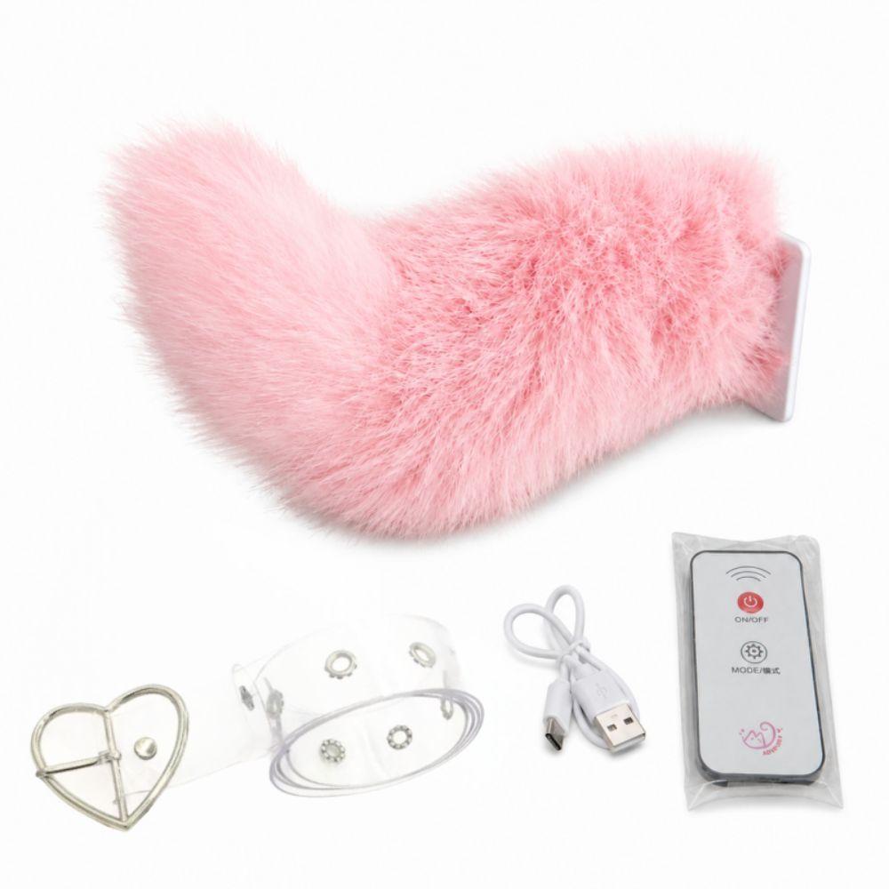 Voice Control Role-playing Belt Plush Electric Tail  Halloween Cosplay Performances, Etc