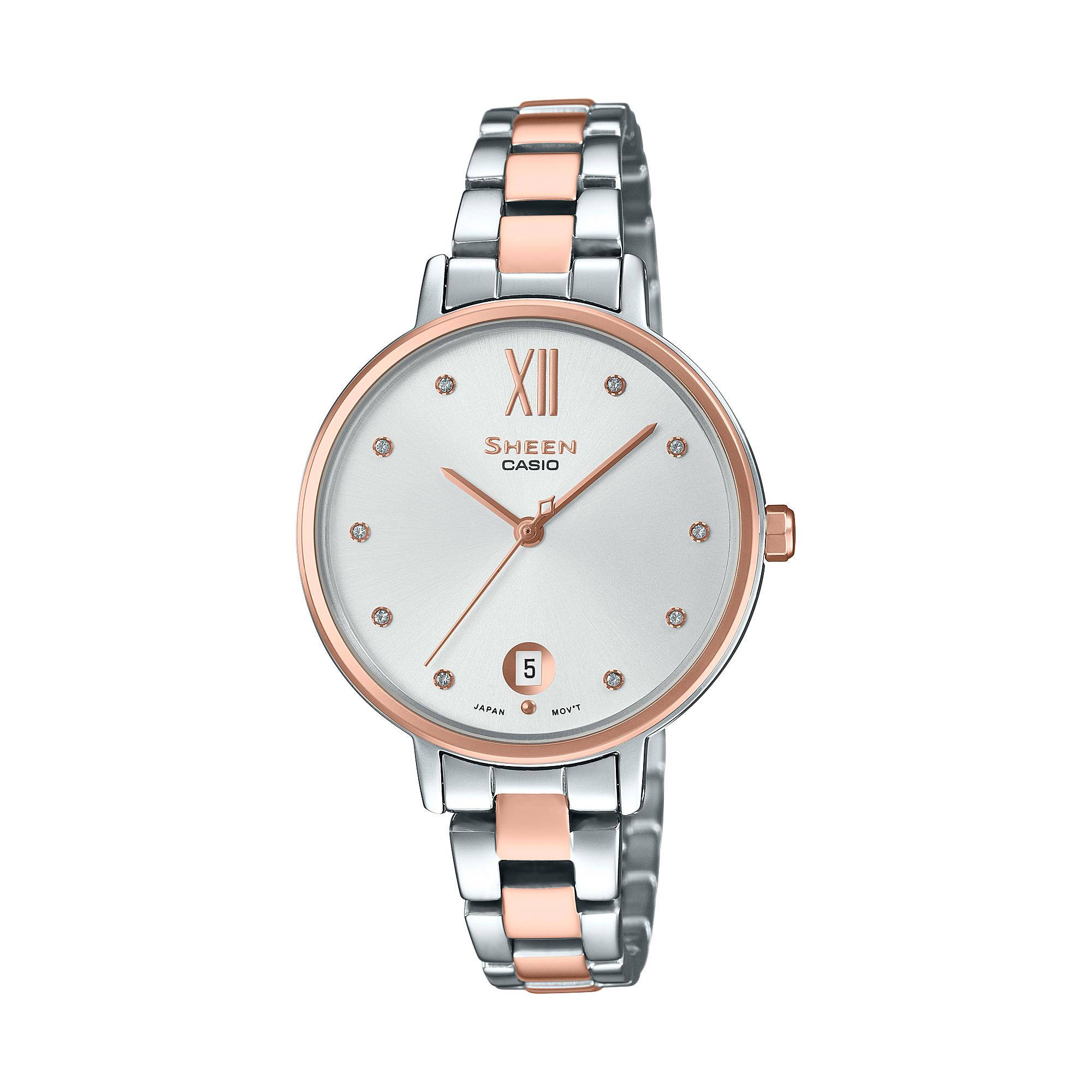 

Casio Men s Analog Quartz Watch SHE-4530SPG-7A белый