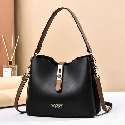 Bolsa feminina carteira para o dia a dia moderno escritório trabalho crossbody bolsa balde bolsa de couro de qualidade bolsa de ombro feminina