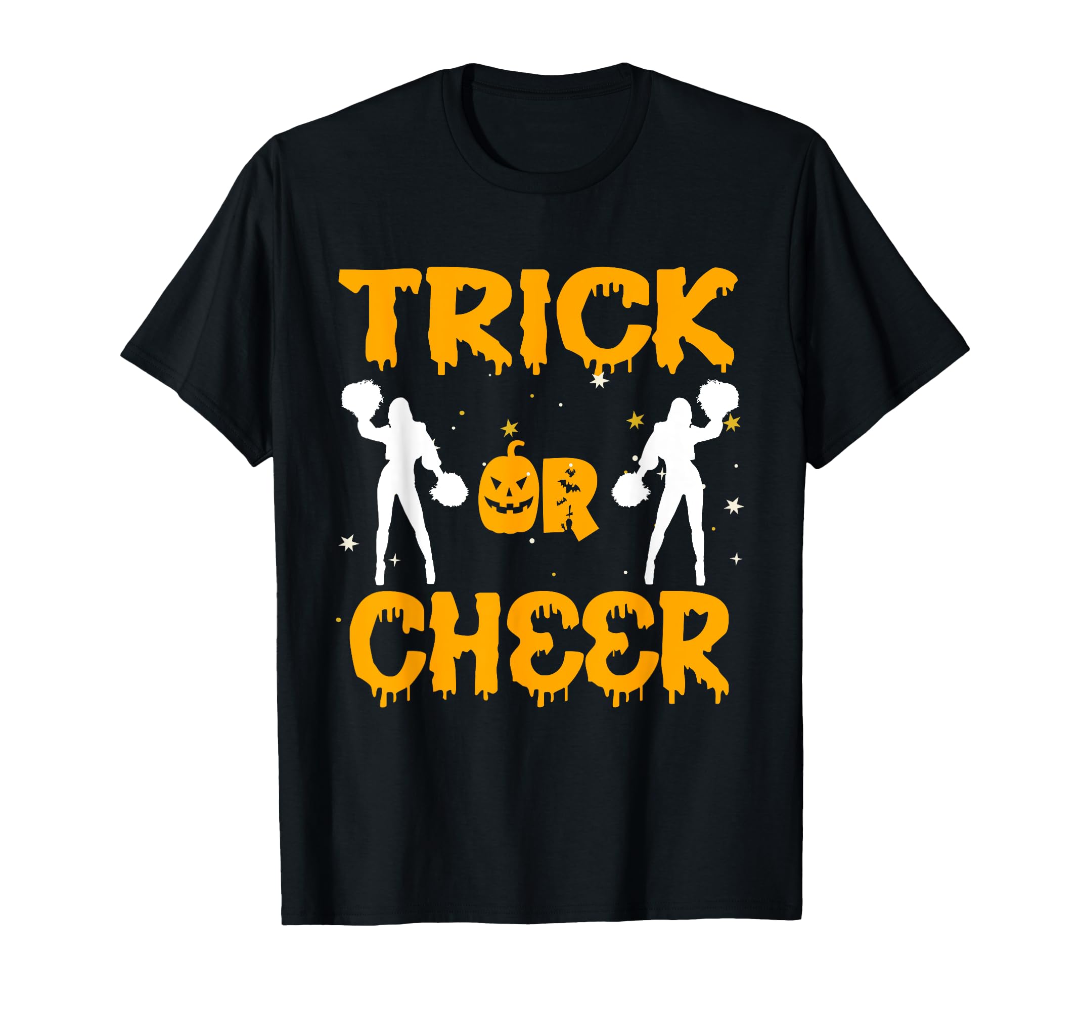 

Halloween Cheerleading Funny Costume Cheerleader Cheer T-Shirt чорний