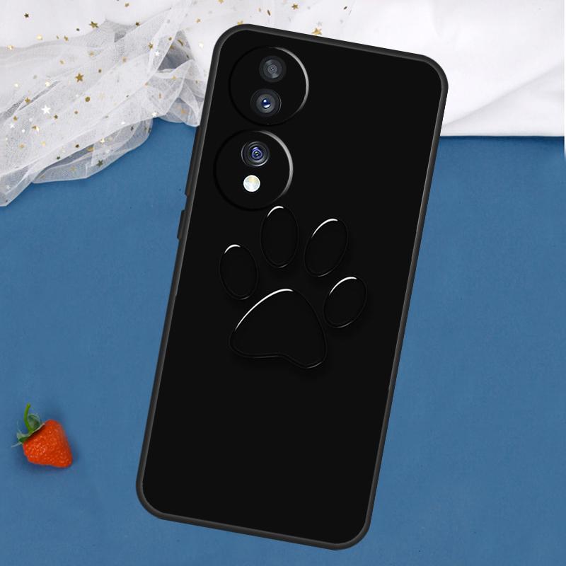 Чехол для телефона Honor с рисунком лапки собаки и кошки Magic 7 5 6 Lite 8 Pro 200 400 50 70 90 X8c X8b X9a X9b X9c X9d Win RT Honor Magic8 Pro