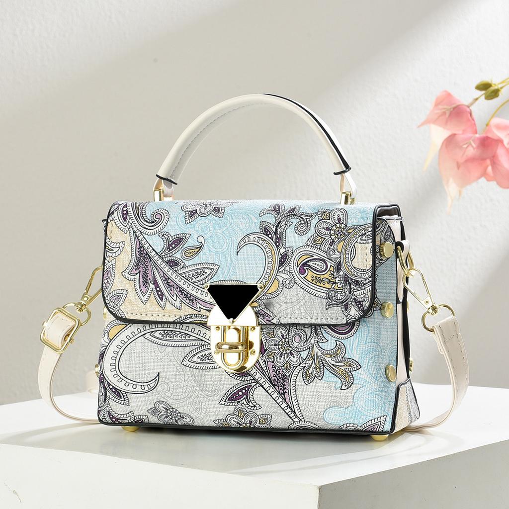 New Chinese Style Printing Lightweight Luxury High Quality Soft Durable Fashion Exquisite Lightweight Commuter Outdoor Crossbody Bag Shoulder Bag