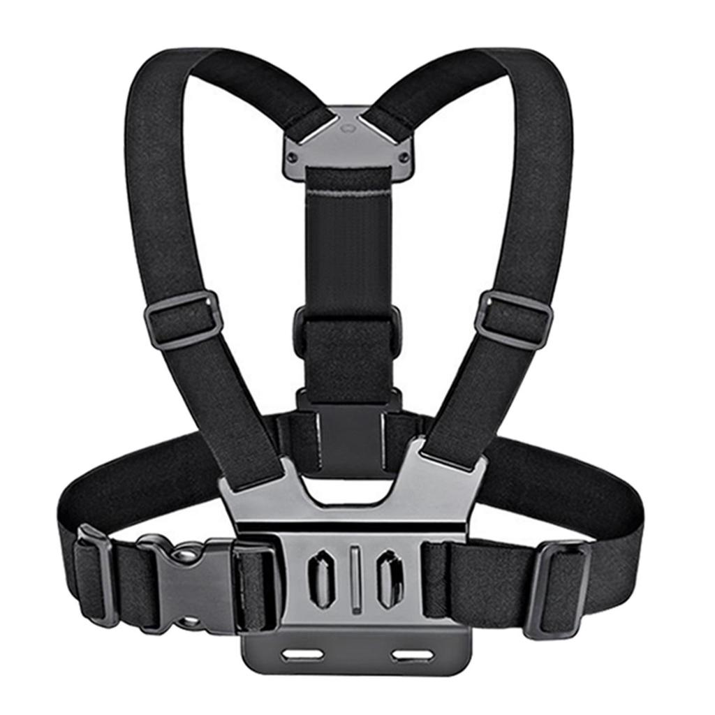 GoPro & DJI Osmo Camera Sports Accessories: Chest and Shoulder Strap 5-Piece Set.