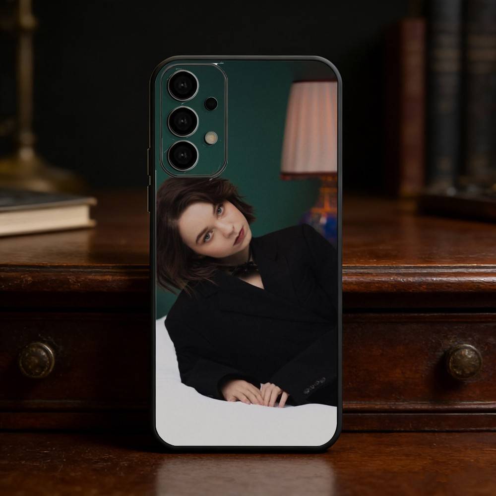 Lovely E-Emma Actor M-Myers Phone Case For Samsung S25,24,23,22,30,21,10,9,Ultra,Plus,Lite Soft Black Case