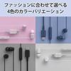 Sony PZ Pink Earphones with Remote Balanced Sound Compact 4 Colors Call Clear Remote Proprietary Low To High Frequency Range IER-EX15C Type-C Control,