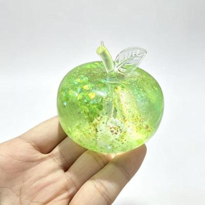 Round Fruit Stress Ball Soft Fidget Sensory Toy For Slow Rebound Squeeze Toy For Adults Kids Christmas Gift