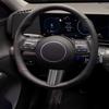 Carbon Fiber Steering Wheel Button Cover Trim 2pcs For Hyundai Kona 2024-2025