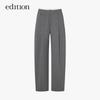 Edition P-Series Frayed Waist Wool Blend Casual Trousers