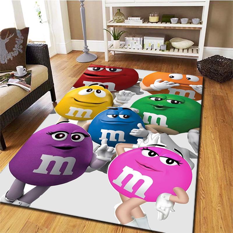 M&M's Carpet Rug for Living Room Bedroom Home Sofa Decoration,Kids Play Non-slip Floor Mat
