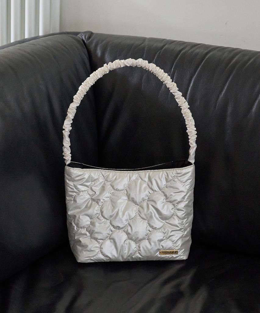 Bonidee [Ultralight/Waterproof] Chubby Bag Pearl White Shoulder Bag