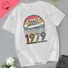 Vintage 1979 Limited Edition Cassette Tape T Shirts Summer Graphic Cotton Streetwear Short Sleeve 50 Birthday Gifts Tshirt Unisex