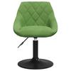 Vidaxl Obrotowe Krzesła Stołowe, 2 Szt., Jasnozielone, Aksamitne