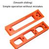 User Friendly Door Hinges Jig Set Portable Zinc Alloy Construction Convenient Accessory for Easy Installations Designs
