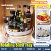 Praktisches rotierendes Regal für die Heimküche, drehbarer Multifunktions-Gewürz-Saucenflaschen-Schreibtisch-Obstaufbewahrungstablett