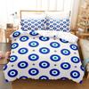 Hip Hop Turkish Evil Eye Bedding Set Single Twin Full Queen King Size Aldult Boys Man Bedroom Duvet Covers Sheet Set
