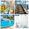 Heavy-Duty Non-Slip Rubber Tape - High Adhesion & Residue-Free PE Material, Durable and Stable for Indoor/Outdoor Stairs, Pools