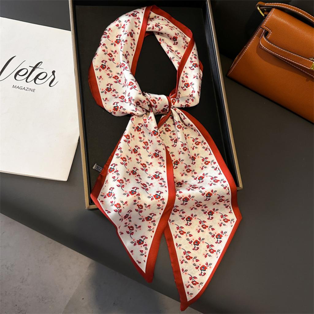 Women's Long Silk Scarf Neck Scarf