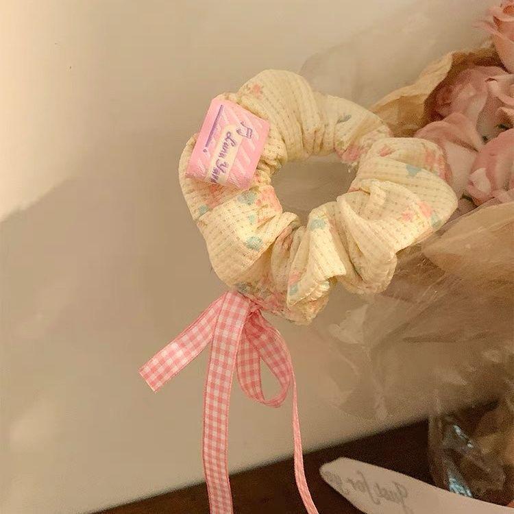 Women's Fresh Intestine Hair Tie: Gentle, Versatile, Sweet & Cute for Damage-free, Stylish Buns this Summer