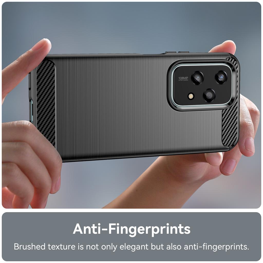 For Honor 200 Lite Carbon Fiber Texture Soft TPU Protective Phone Cover