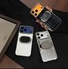 Luxury Crocodile Texture Leather Mirror Phone Case for iPhone 17 Pro Max 16 15 14 13 Pro Leather Shockproof Cover