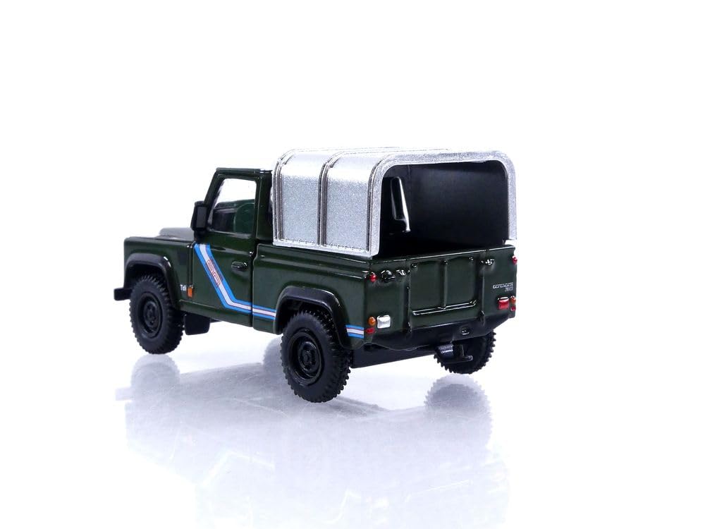 TrueScale Miniatures MINI GT 164 164 Land Rover Defender 90 Pickup Bronze Green (Left-hand drive) Finished product MGT00402-L