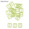 Newest 20Pcs Tri-glide Mini Buttons Metal Belt Buckle Doll Clothes Buttons Shoes Buckle For Blyth Doll Bags Clothing Accessory