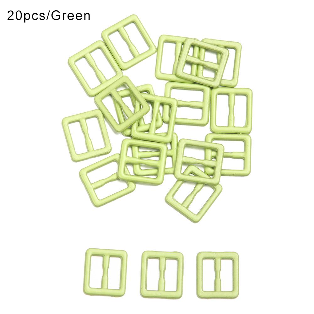 Newest 20Pcs Tri-glide Mini Buttons Metal Belt Buckle Doll Clothes Buttons Shoes Buckle For Blyth Doll Bags Clothing Accessory