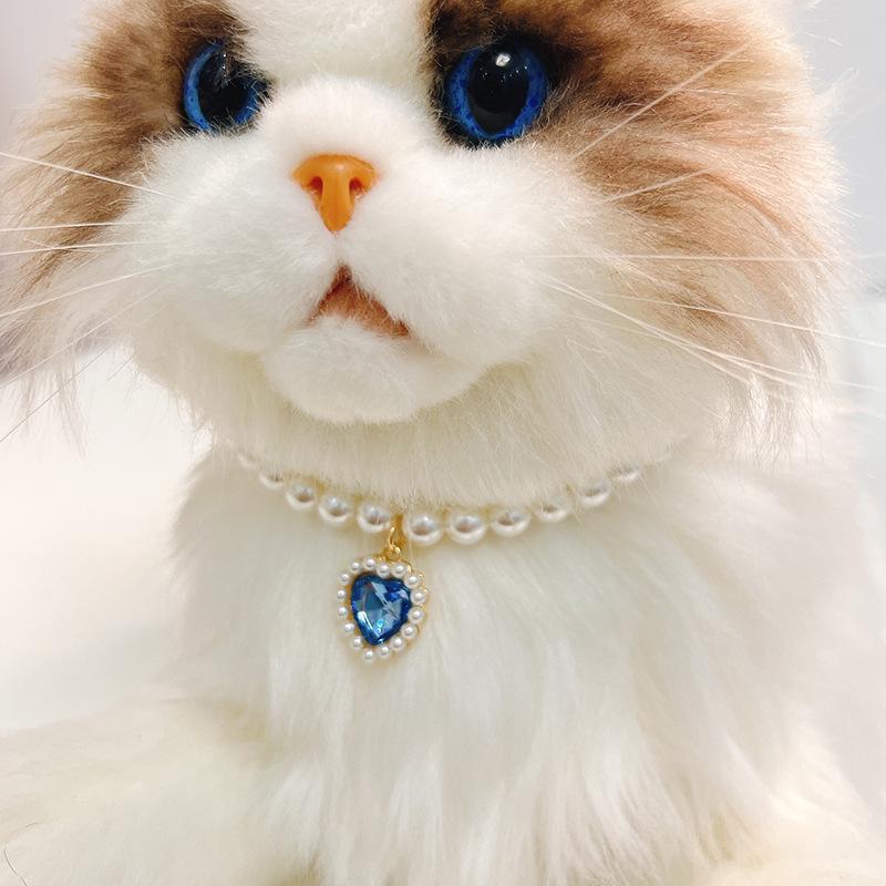 Pet Supplies: Pearl Necklace Collar for Cats and Dogs - Available in 7 Colors