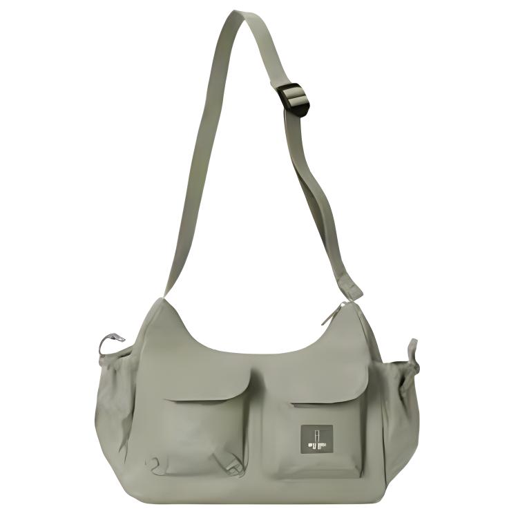 MLB Boston Red Sox 25SS Vintage Fashion Large Capacity Nylon Crossbody Shoulder Bag Unisex Bags Green 3ABQB035N-43KAP Green