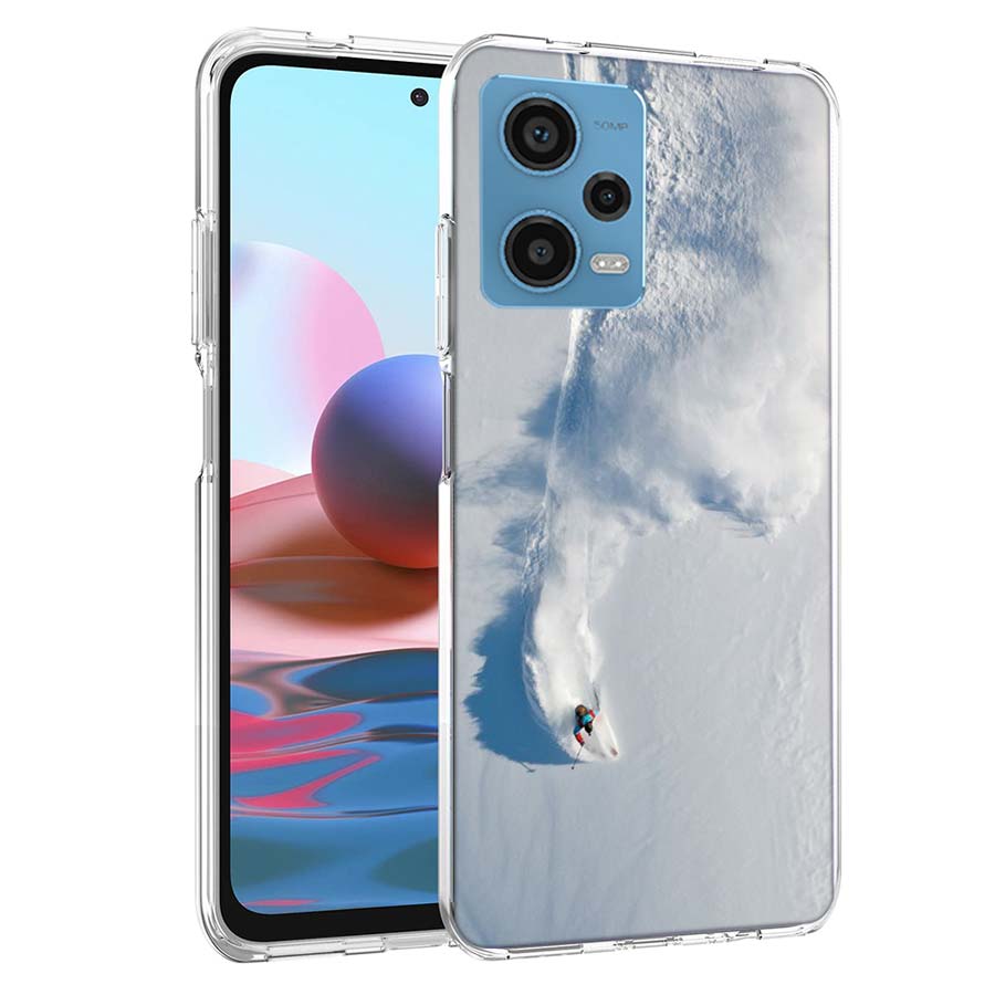 Skiing Snow Snowboard Ski Phone Case For Redmi 12 13C 12C 15C 15 9 Power 10 Prime+ 10C 10A 9T 9C 9i 9AT 9A Sport A5 K50 K30 60 U