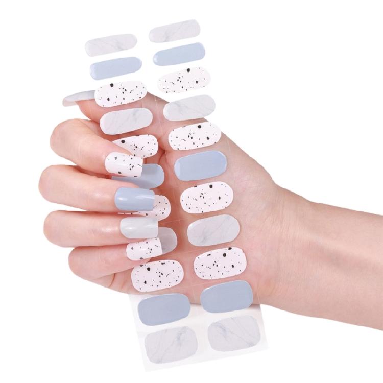 Wearable Gels Nails Stickers French Styles Nails Art Stickers Nails Polish Wraps Cured Gels Nails Strips