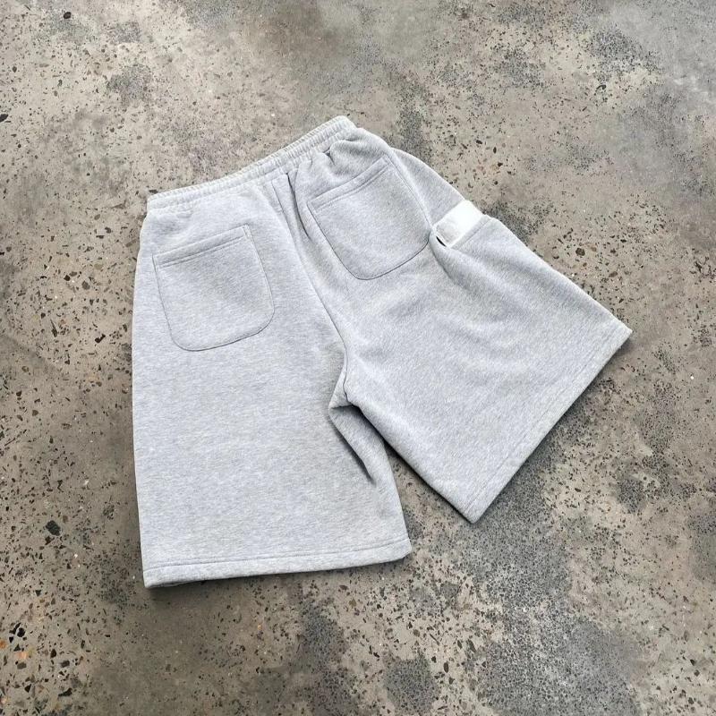 Evropské a americké letní jednobarevné volné sportovní ležérní hip-hopové tříčtvrteční kalhoty