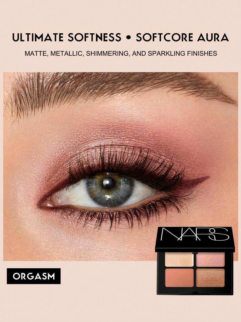 NARS Quad Eyeshadow 4.4g - St Paul de Vence | Orgasm | Matte & Shimmer
